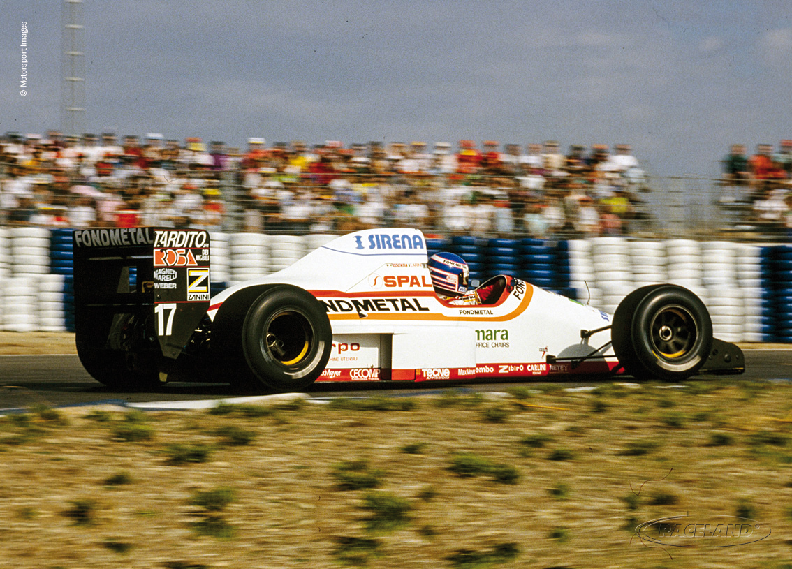 Osella FA1M Cosworth V8 F1 Fondmetal German GP Hockenheim 1989