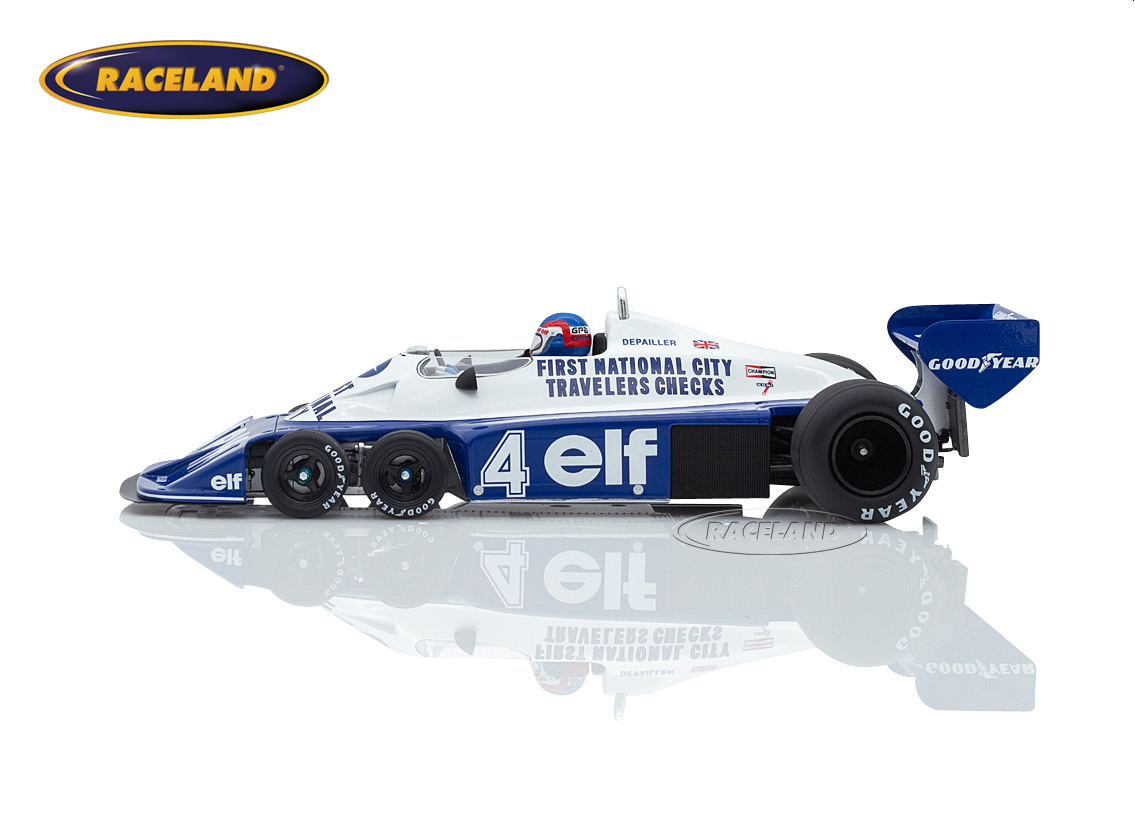 Tyrrell P34 Cosworth V8 sixwheel F1 elf 3° South African GP 1977
