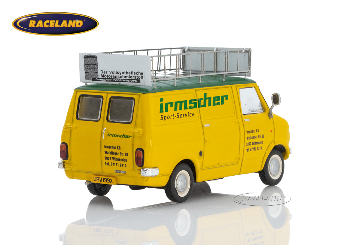 Bedford Blitz box van Opel Irmscher rally service vehicle 1974