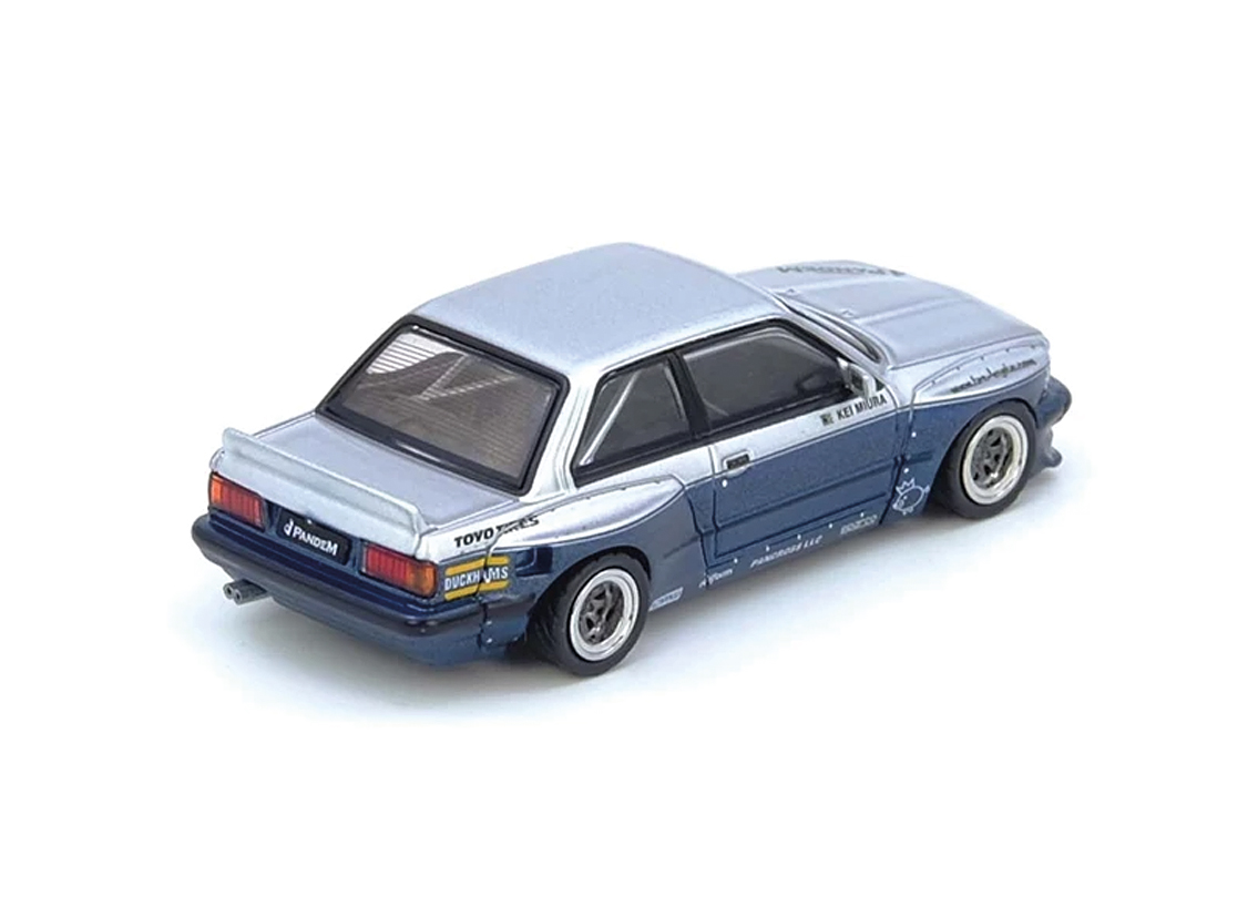 BMW E30 M3 Pandem V1.5 - silver - blue