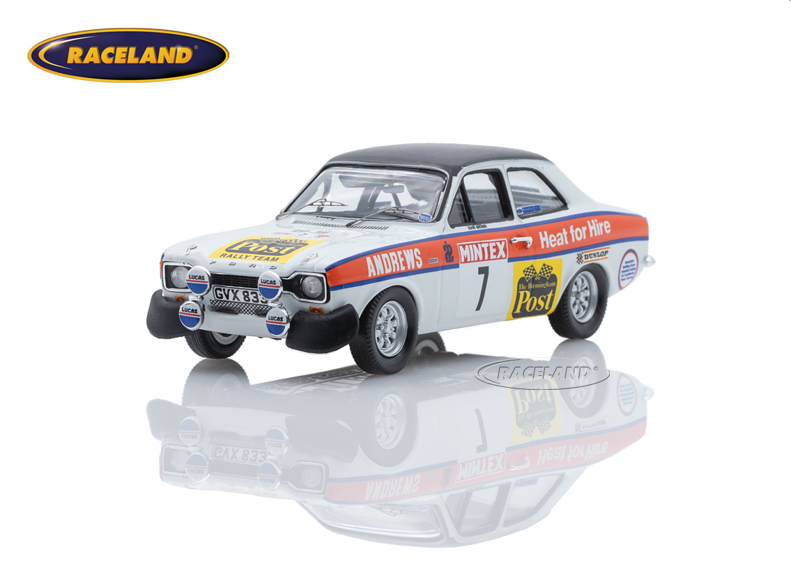 Ford Escort MkI RS 2000 Andrews Heat for Hire 8° Mintex Rally GB 1975