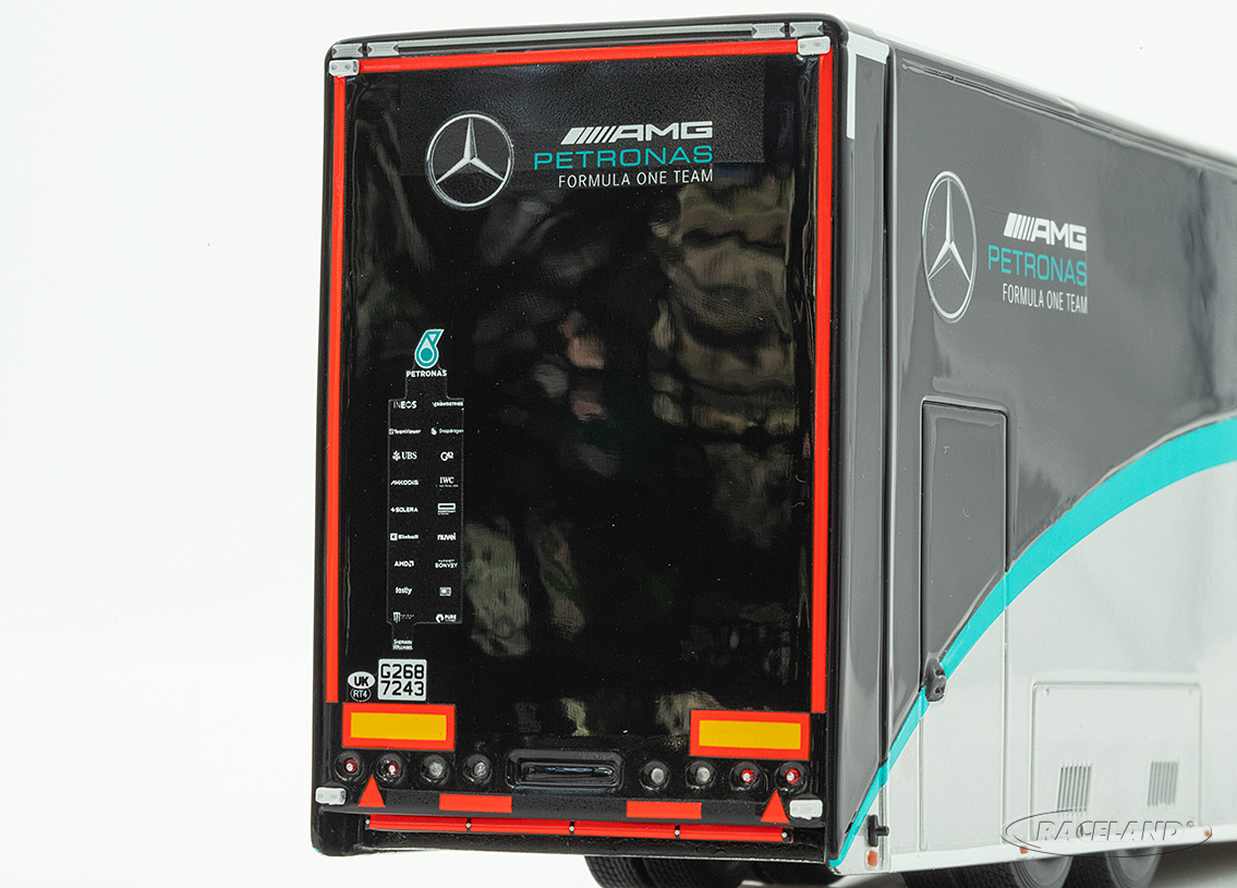 Mercedes F1 semitrailer truck Mercedes AMG Petronas F1 Team