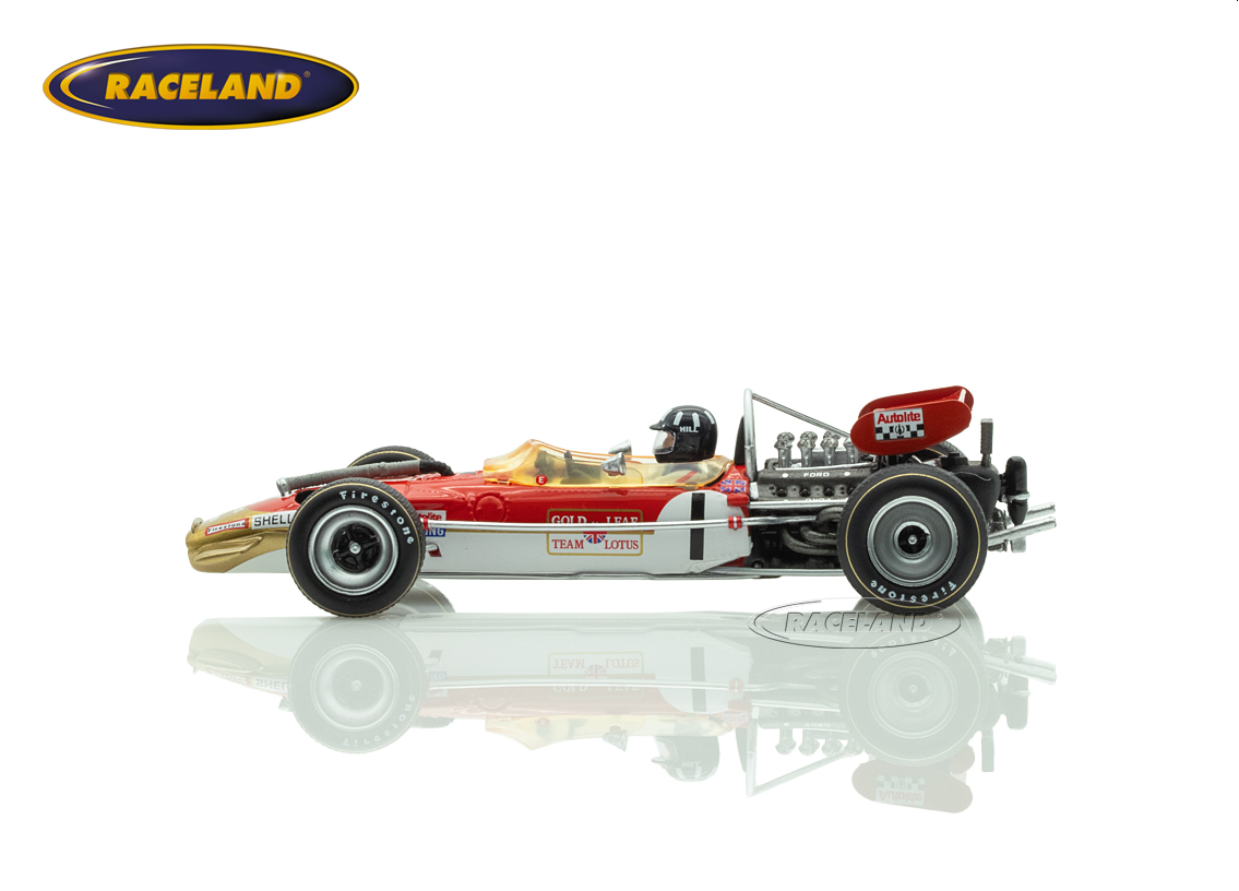 Lotus 49B Cosworth V8 F1 Gold Leaf 4° German GP Nürburgring 1969