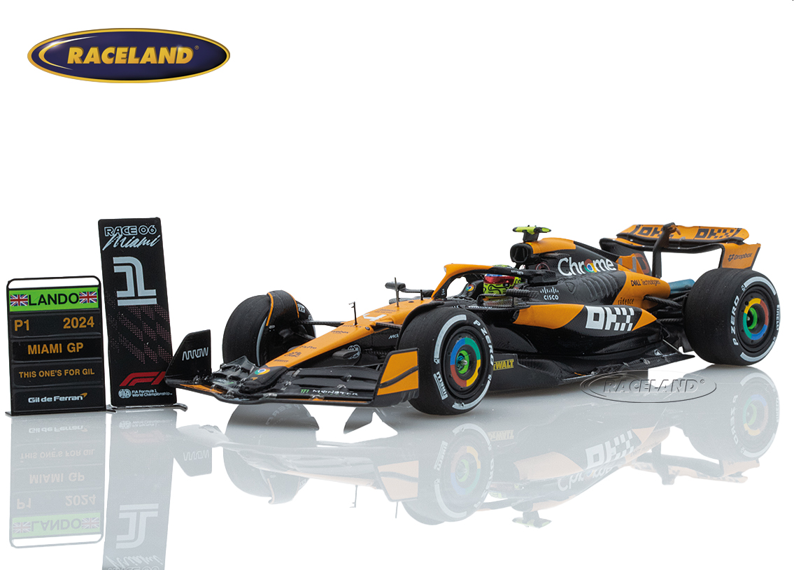 McLaren MCL38 Mercedes F1 winner Miami GP 2024