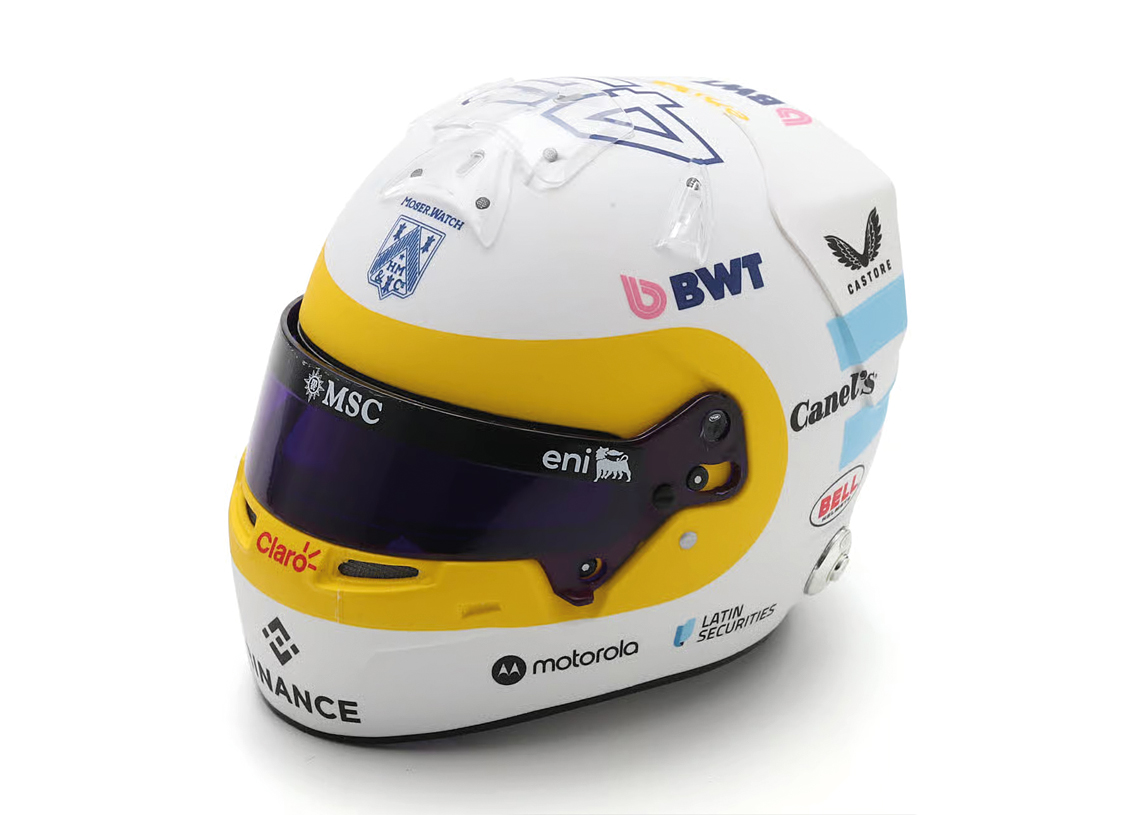 Helmet F1 Team BWT Alpine US GP 2025