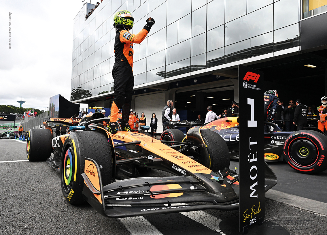 McLaren MCL39 Mercedes F1 winner Brazilian GP 2025