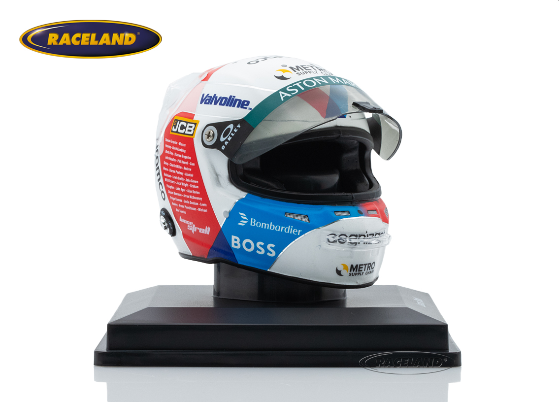 Helmet Aston Martin Aramco F1 British GP 2024