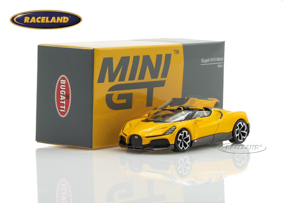 Bugatti W16 Mistral 2023 - yellow