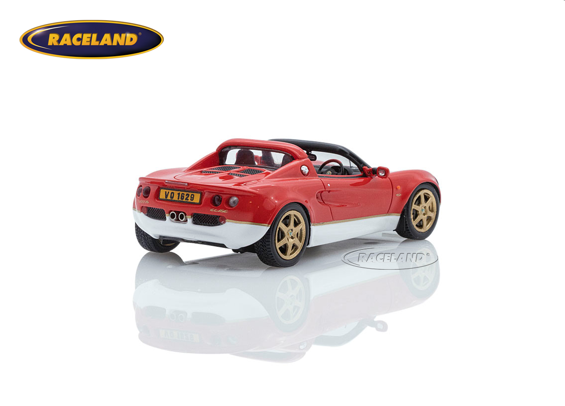 Lotus Elise S1 Type 49 Gold Leaf Design 1999 RHD - red-white