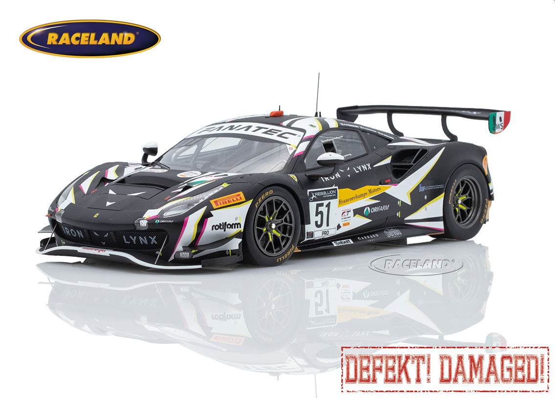 Ferrari 488 GT3 Iron Lynx winner 24H Spa 2021