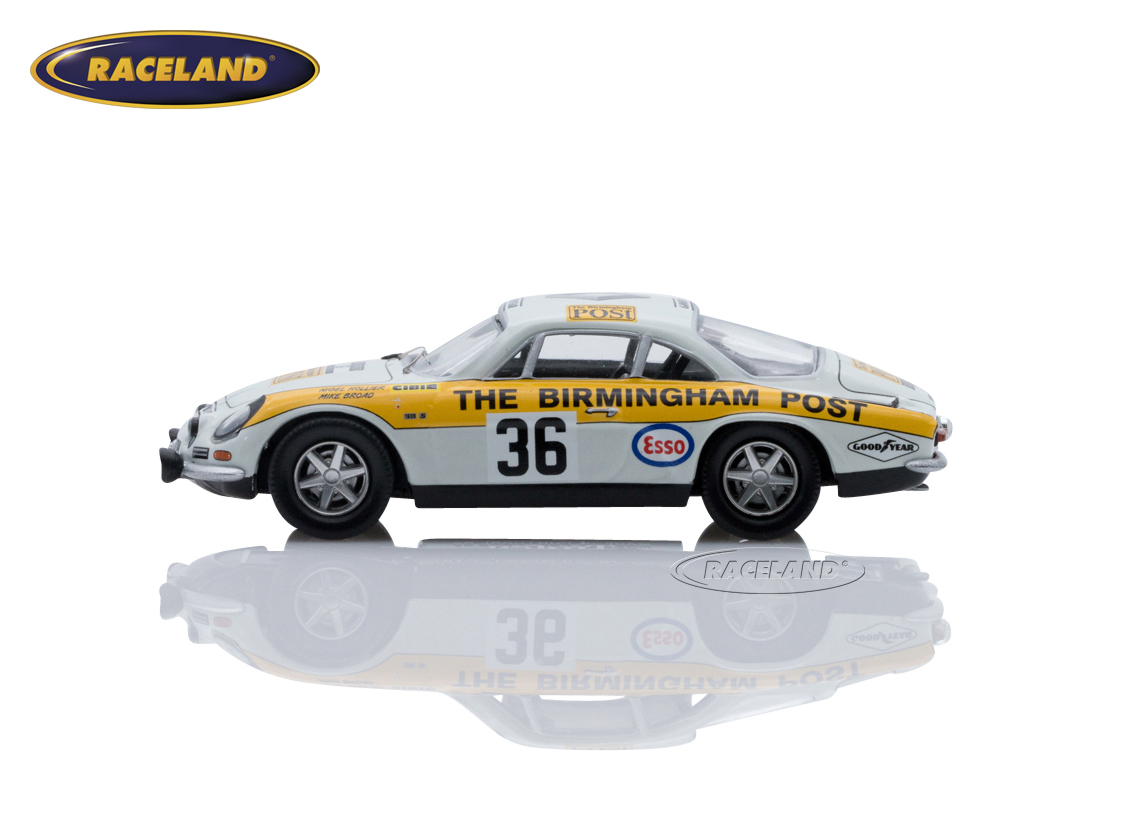 Alpine Renault A110 The Birmingham Post RAC Rally 1971