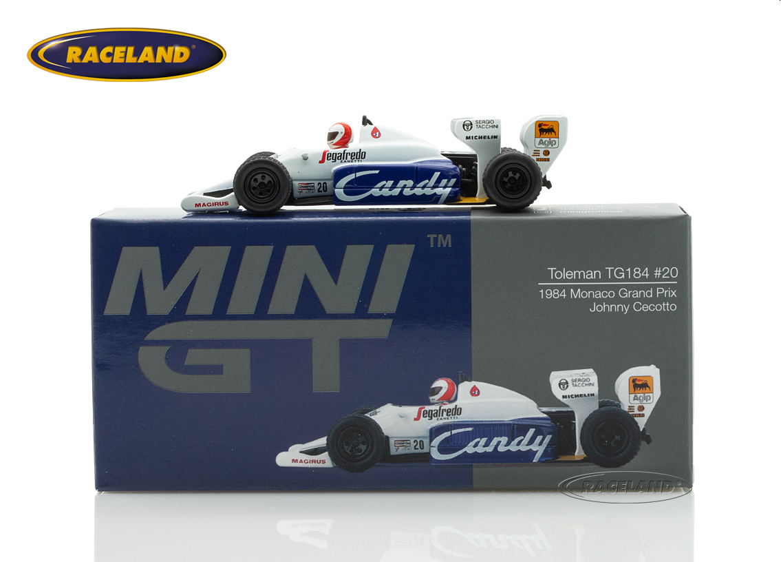 Toleman TG184 Hart Turbo F1 Candy Monaco GP 1984