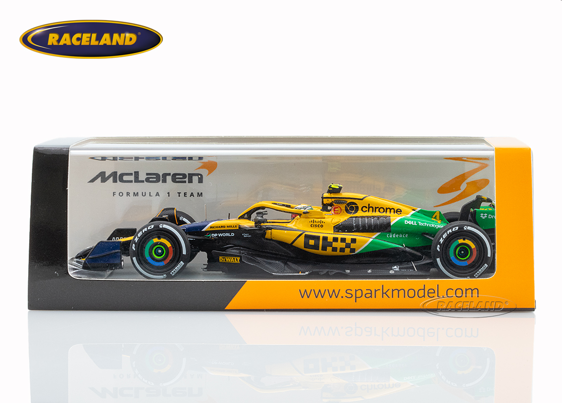 McLaren MCL38 Mercedes F1 Senna livery 4° GP Monaco 2024