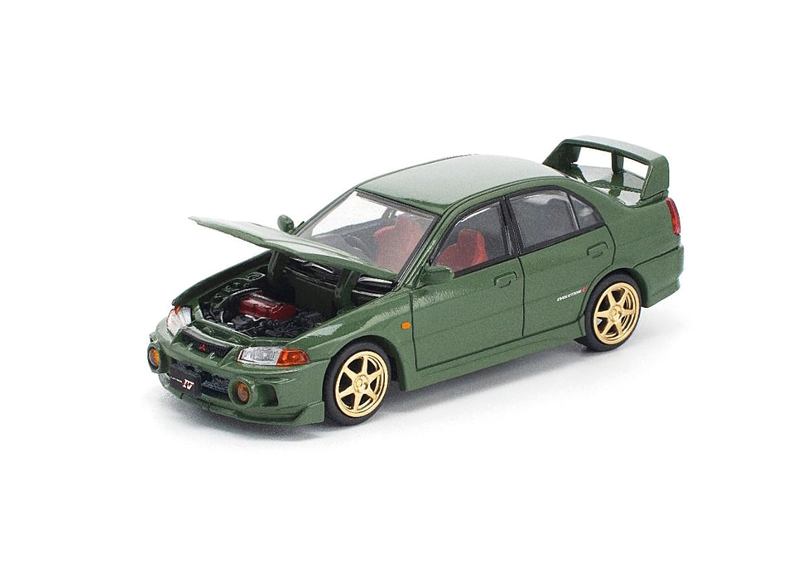 Mitsubishi Lancer evo IV - matt green