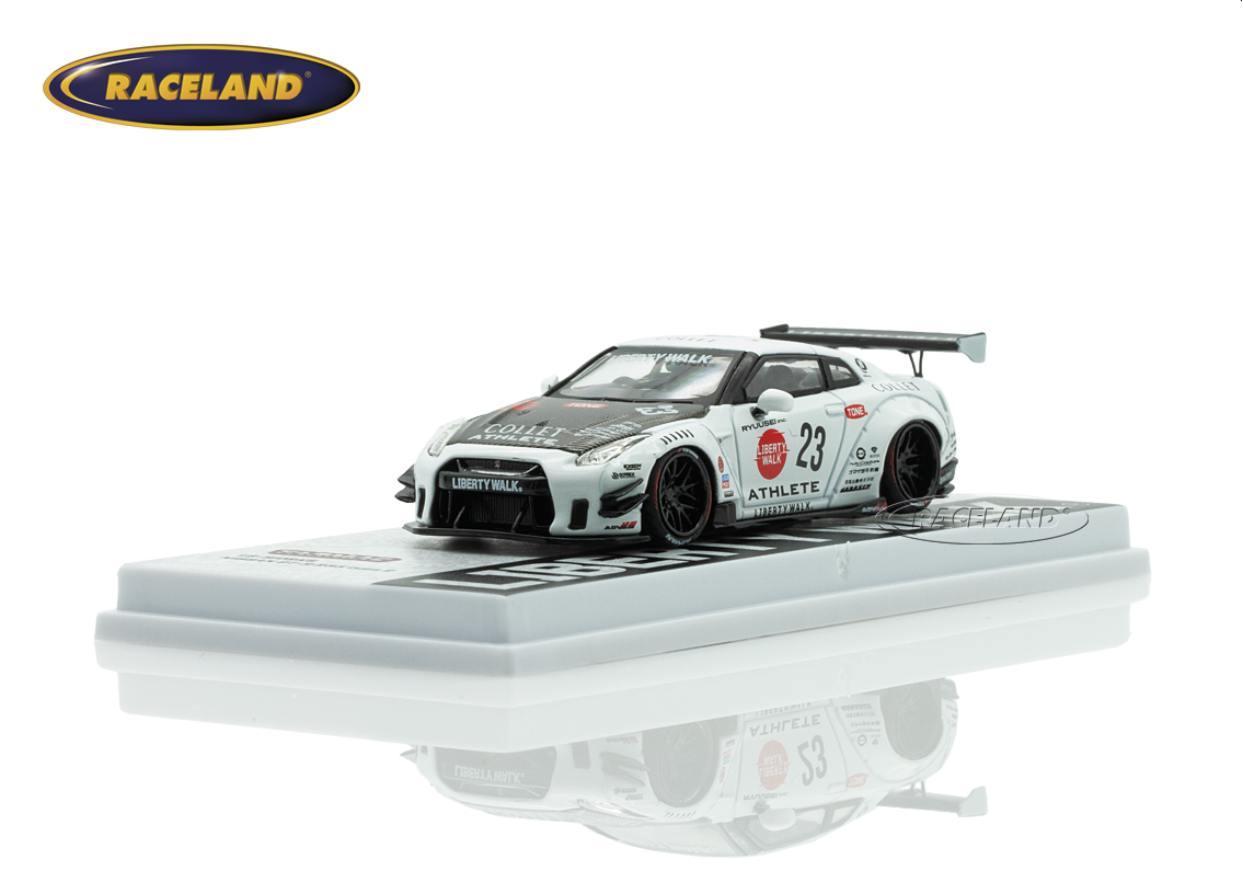 Nissan GT-R R35 LB Works Type 2 White Athlete X Collet in A LB Limited