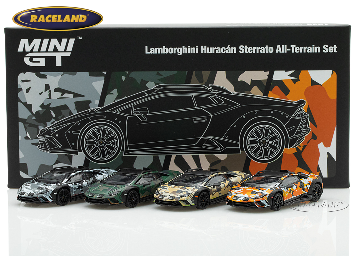Lamborghini Huracan Sterrato All Terrarin Set with 4 models 2025
