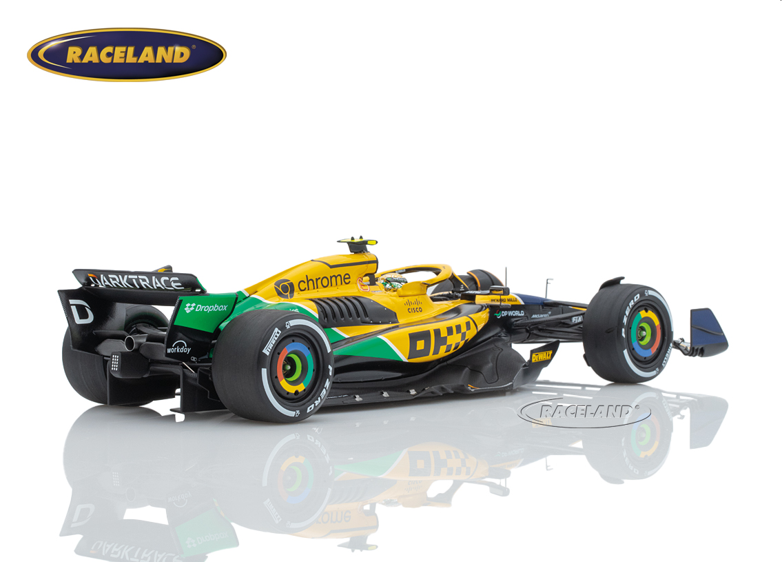 McLaren MCL38 Mercedes F1 Senna livery 4° GP Monaco 2024
