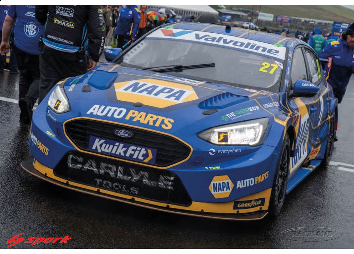 Ford Focus Titanium NAPA Racing UK Knockhill Race Against Dementia BTCC 26