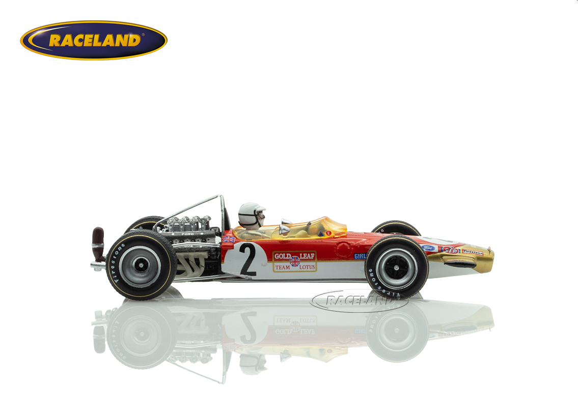 Lotus 49B Cosworth V8 F1 Gold Leaf 4° Monaco GP 1969