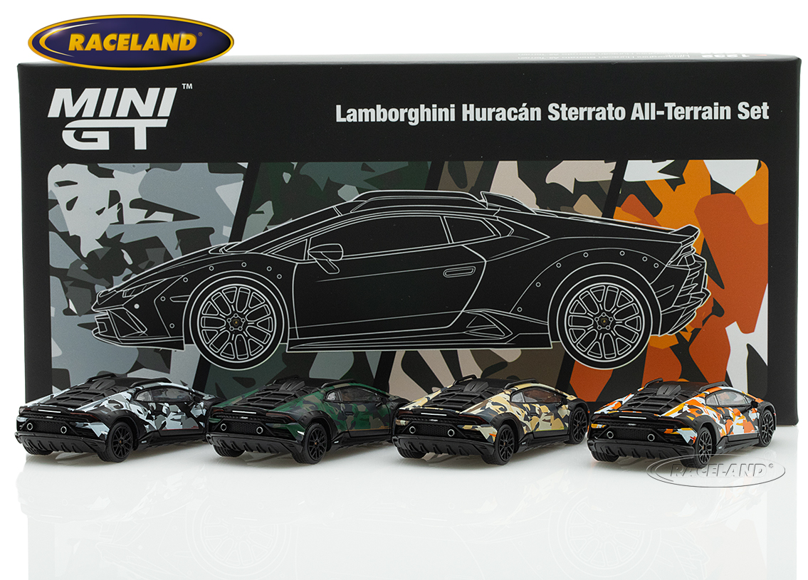 Lamborghini Huracan Sterrato All Terrarin Set with 4 models 2025
