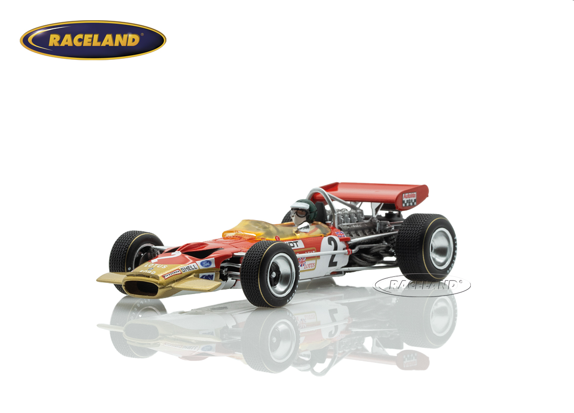 Lotus 49B Cosworth V8 F1 Gold Leaf winner US GP Watkins Glen 1969