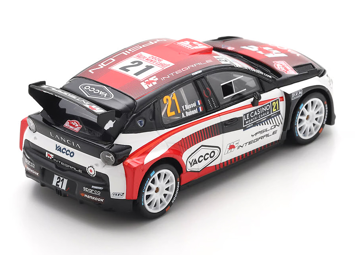 Lancia Ypsilon Rally2 HF Integrale 18° Rallye Monte Carlo 2026