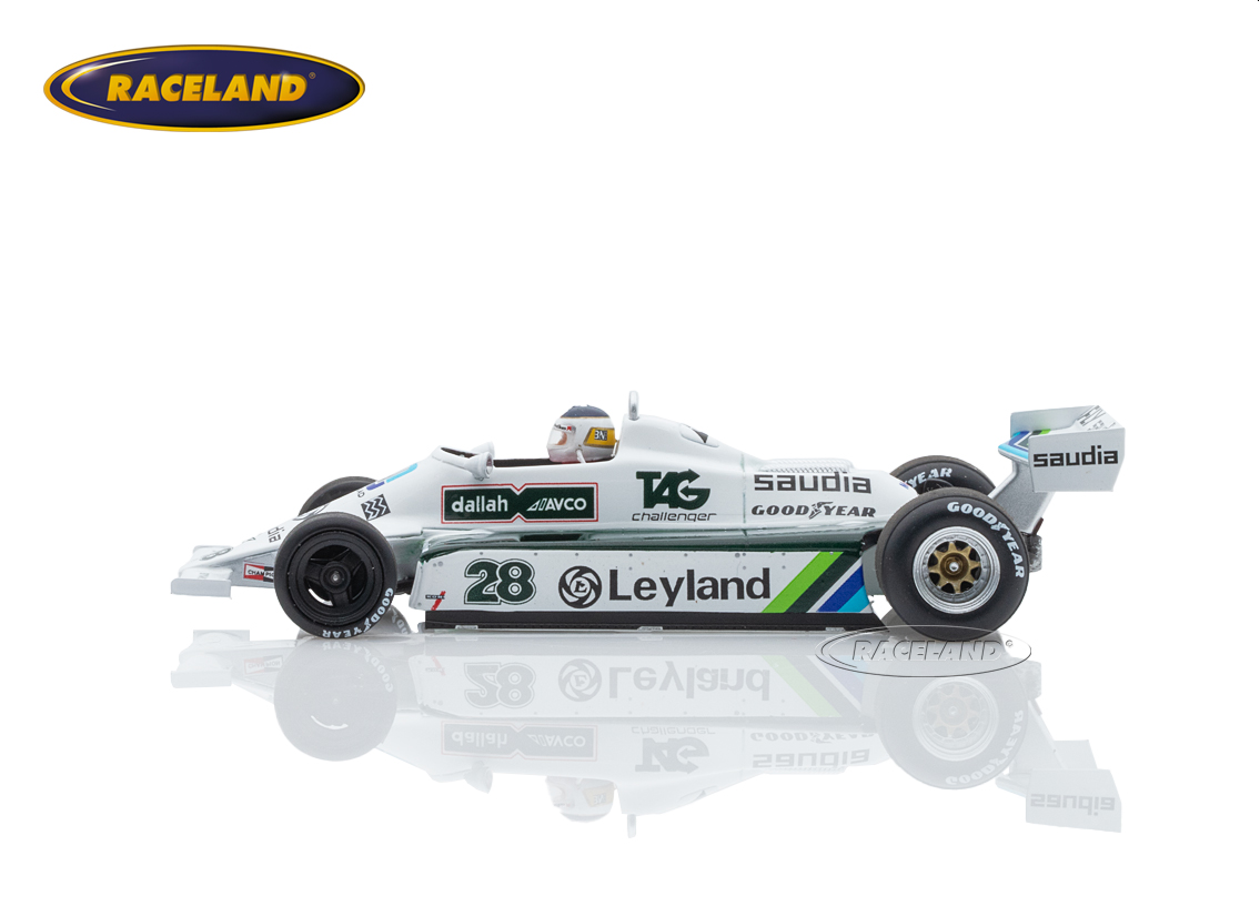 Williams FW07b Cosworth F1 Albilad winner Monaco GP 1980