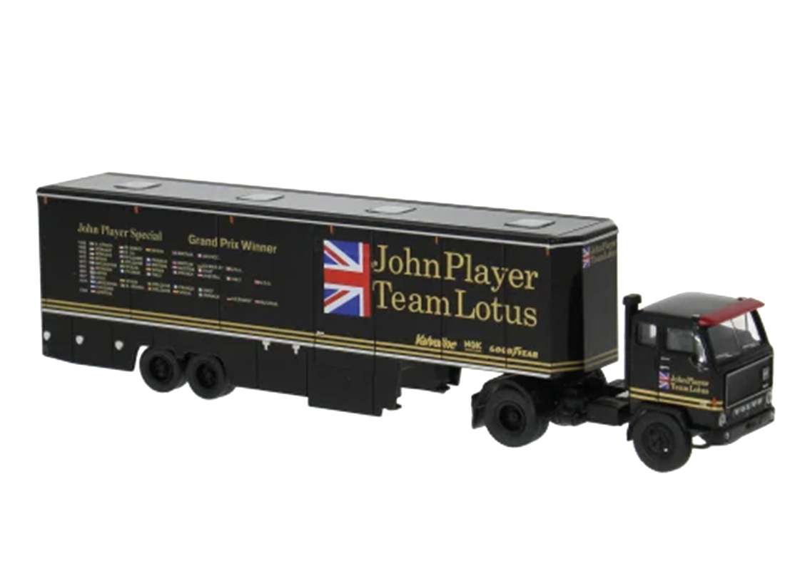 Volvo F 89 Renntransport-SZ John Player Team Lotus 1973