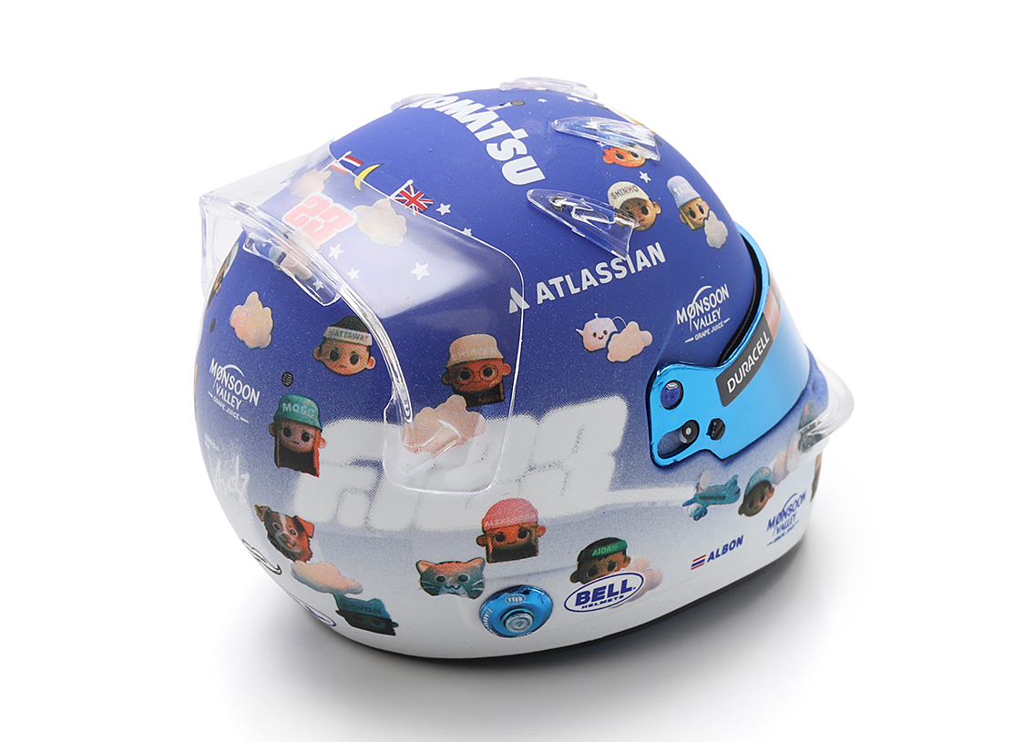 Helmet Team Williams Atlassian Racing British GP 2025