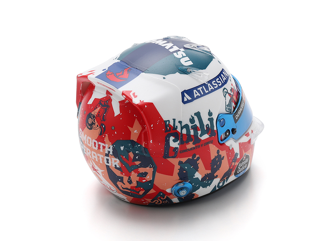 Helmet Team Williams Atlassian Racing Mexican GP 2025