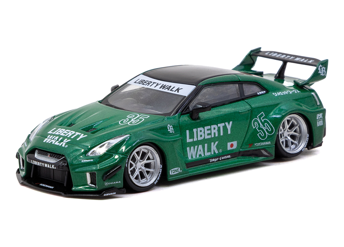 Nissan GT-R (R35) LB Super Silhouette 2026 - emerald green