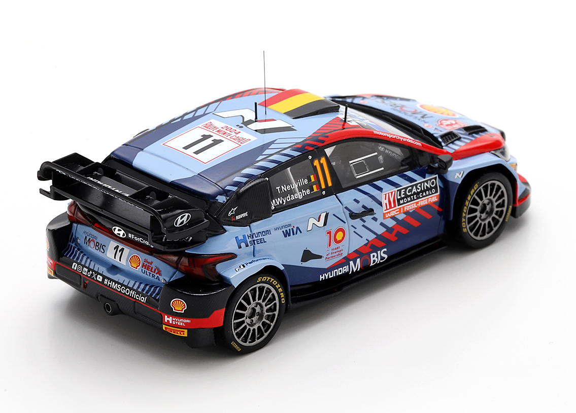 Hyundai i20N Rally1 Hyundai Shell Mobis WRT winner Rallye Monte Carlo 2024
