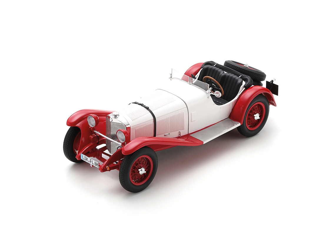 Mercedes-Benz SSK 1927 - white and red