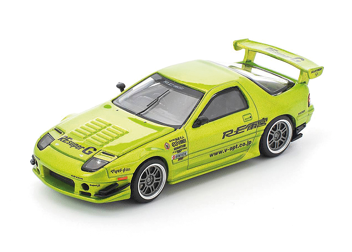Mazda RX7 FC35 Re-Amemiya Test Type-01 Goodride - luminous green