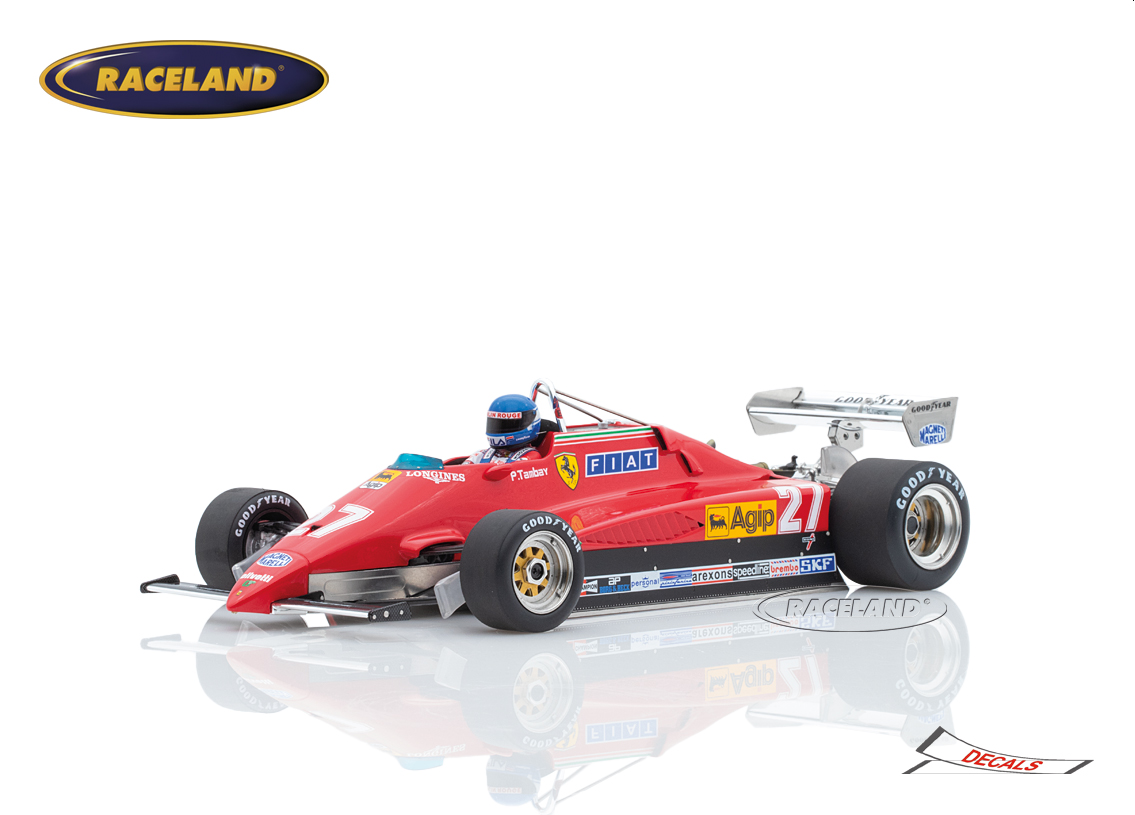 Ferrari 126C2 V6 Scuderia Ferrari F1 2° Italian GP Monza 1982