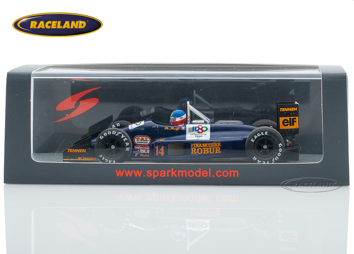 AGS JH23 Cosworth V8 F1 AGS Racing 10° Belgian GP Spa 1988