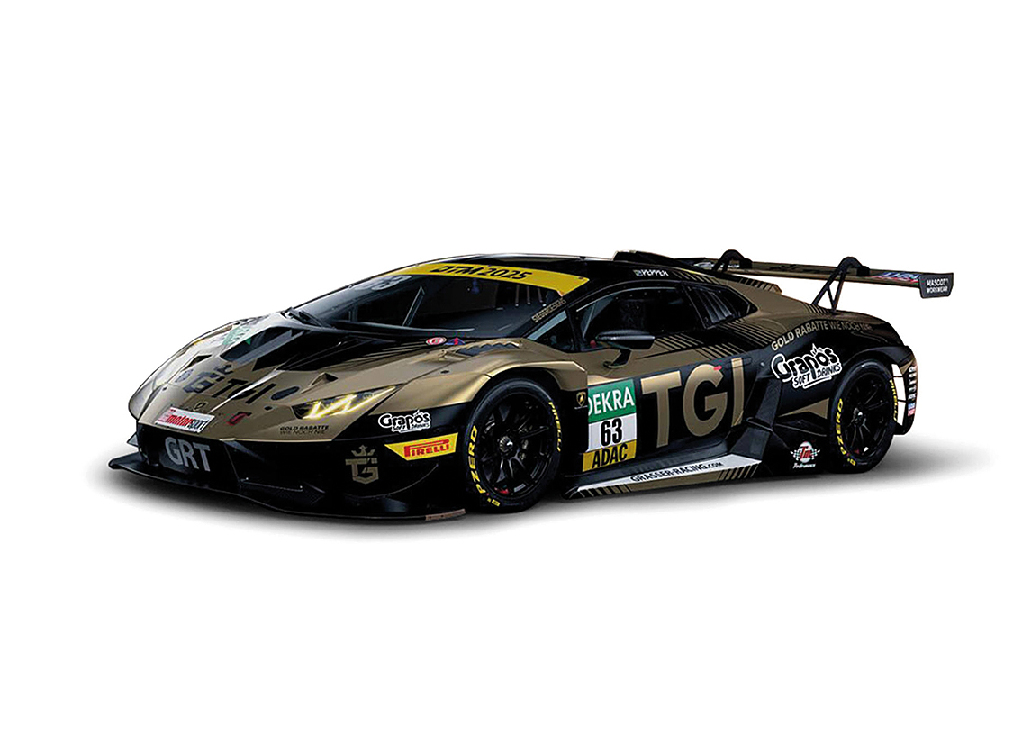 Lamborghini Huracan GT3 EVO2 Grasser Racing Team DTM 2025