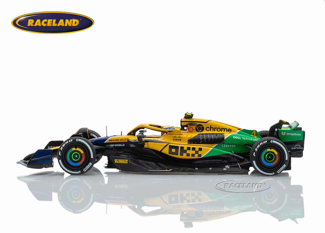 McLaren MCL38 Mercedes F1 Senna livery 4° GP Monaco 2024