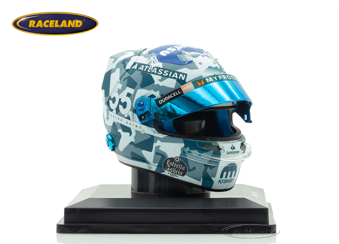 Helmet Team Williams Atlassian Racing British GP 2025