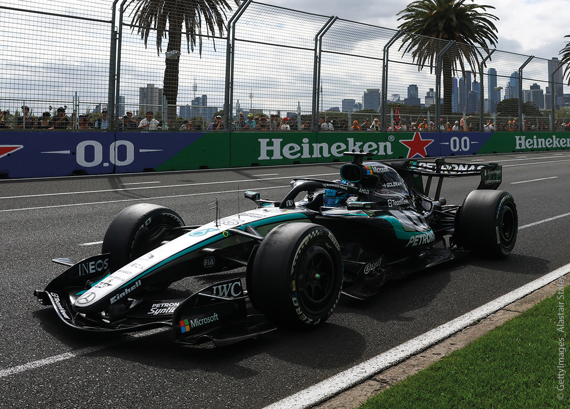 Mercedes F1 W17 AMG Petronas F1 winner Australian GP Melbourne 2026