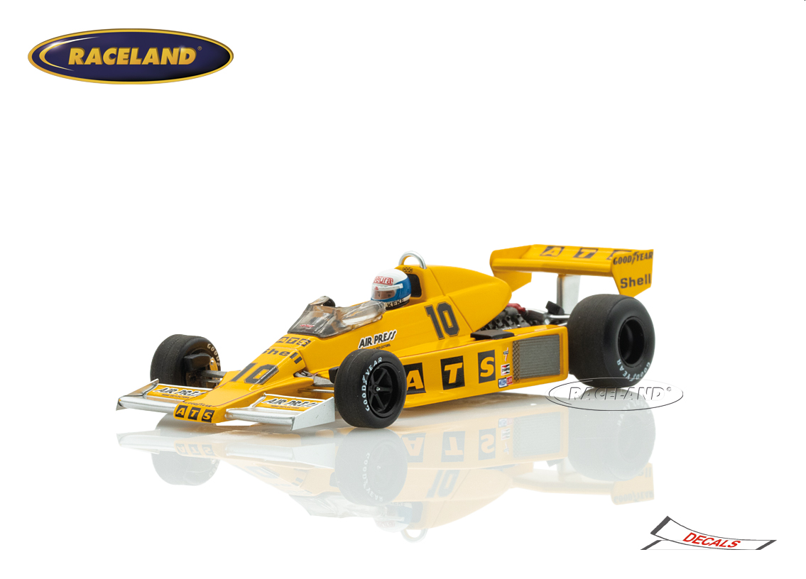 ATS HS1 Cosworth V8 F1 ATS Racing Team British GP Brands Hatch 1978