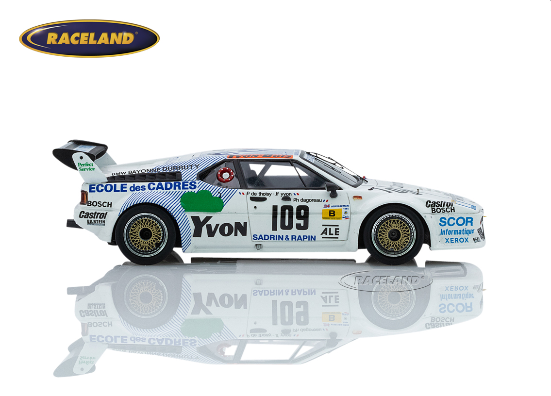 BMW M1 Helmut Gall BMW Bayonne 14° Le Mans 1984 winner Gr.B