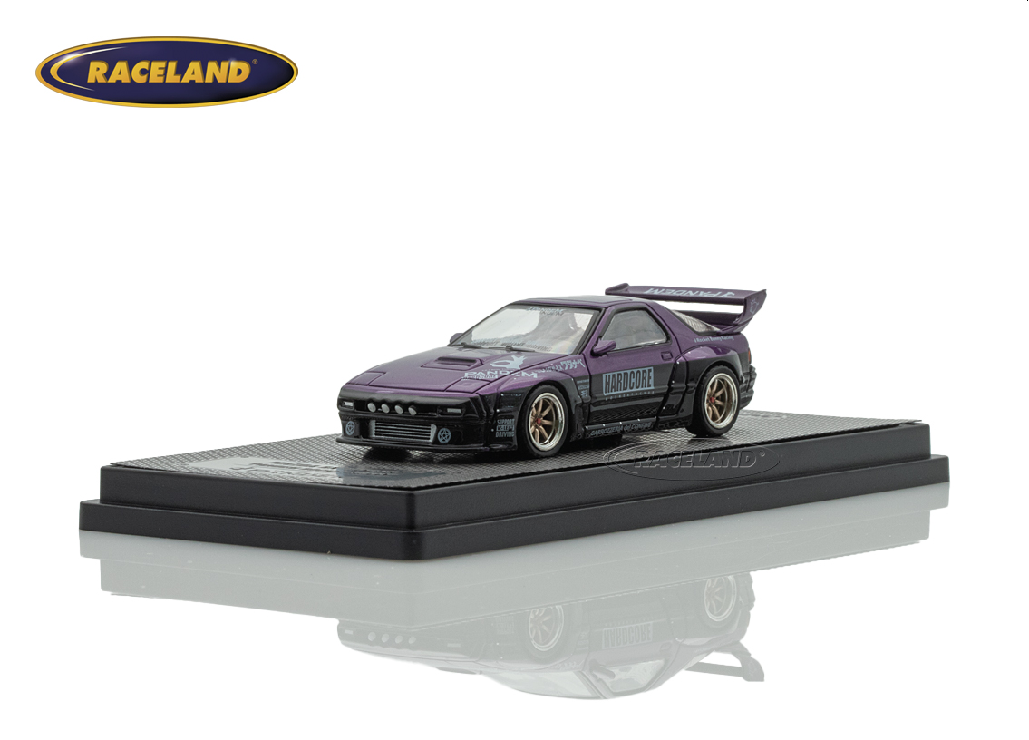 Mazda RX7 FC3S Pandem Rocket Bunny widebody kit - purple