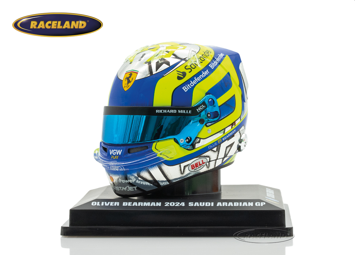 Helmet Scuderia Ferrari F1 7° Saudi Arabian GP 2024