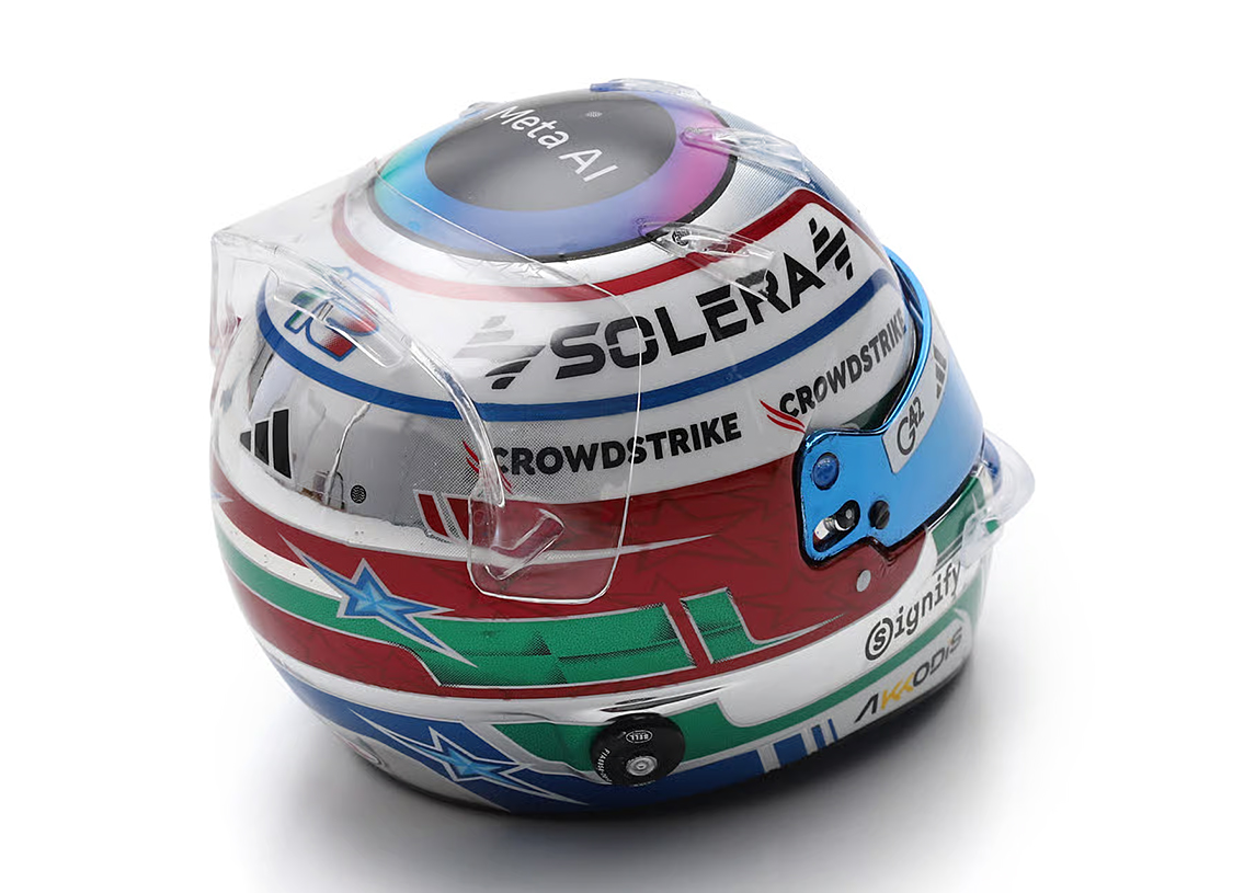 Helmet F1 Team Mercedes AMG Petrona Las Vegas GP 2025