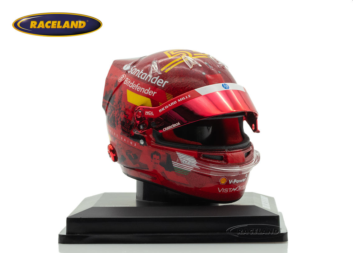 Helmet Scuderia Ferrari F1 2° Abu Dhabi GP 2024