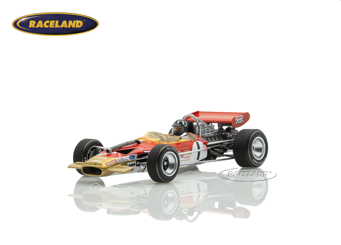 Lotus 49B Cosworth V8 F1 Gold Leaf 4° German GP Nürburgring 1969