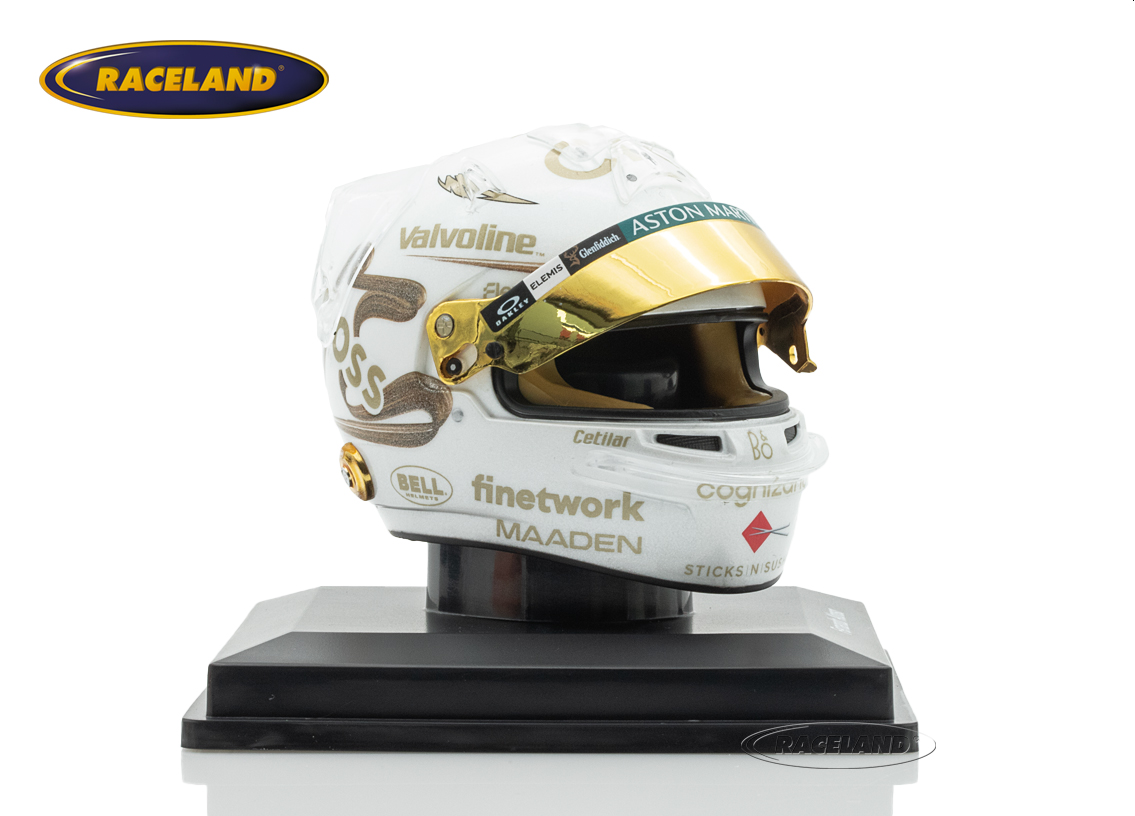 Helmet F1 Team Aston Martin Aramco Chinese GP 2025