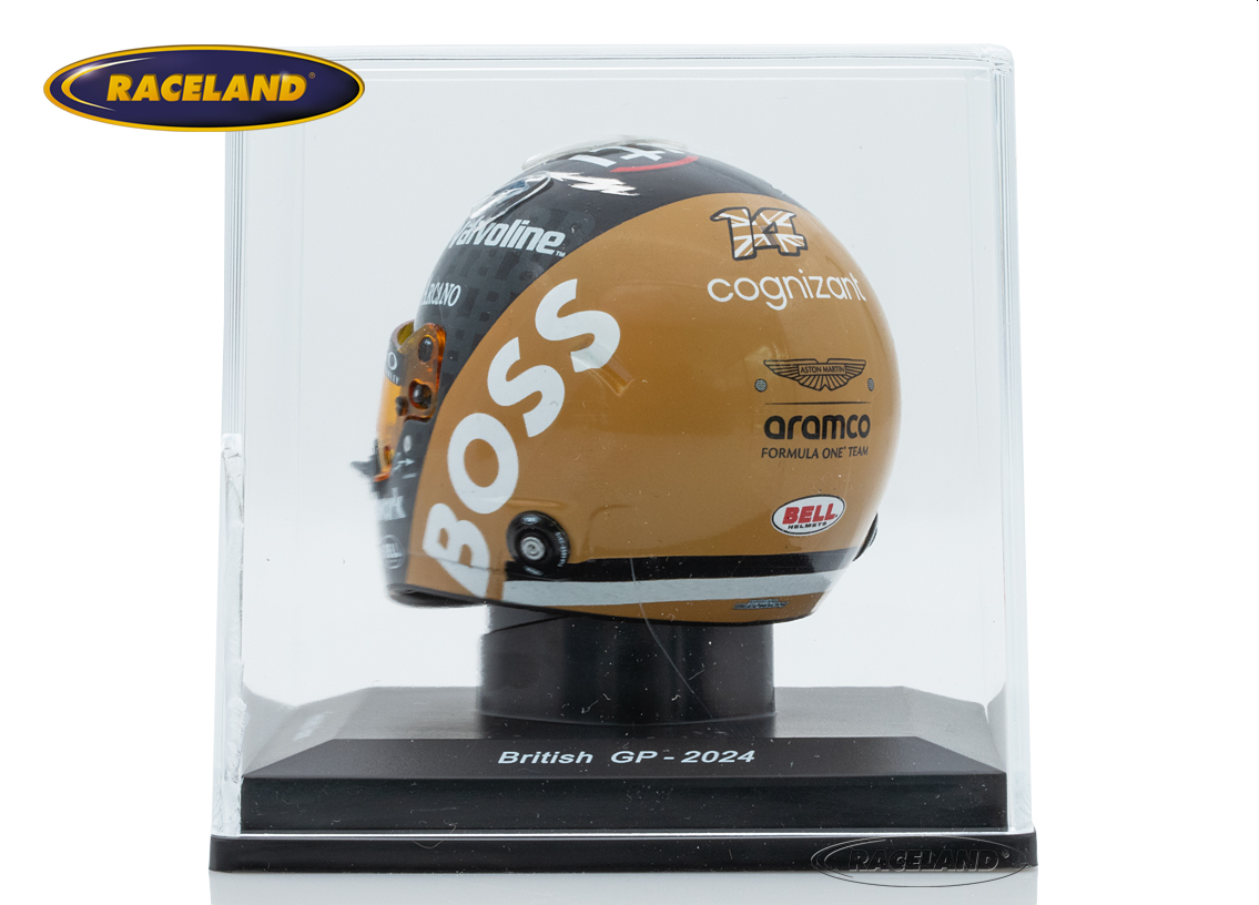 Helm Aston Martin Aramco F1 British GP 2024