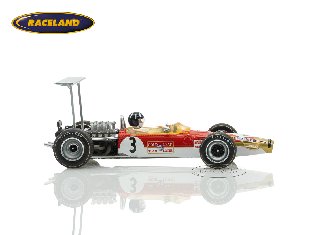 Lotus 49B Cosworth V8 F1 Gold Leaf 2° German GP World Champion 1968